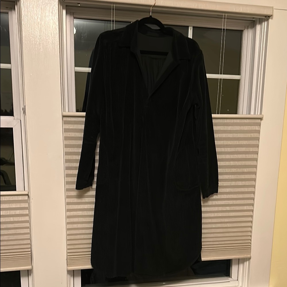 CP Shades Corduroy Black Long Dress